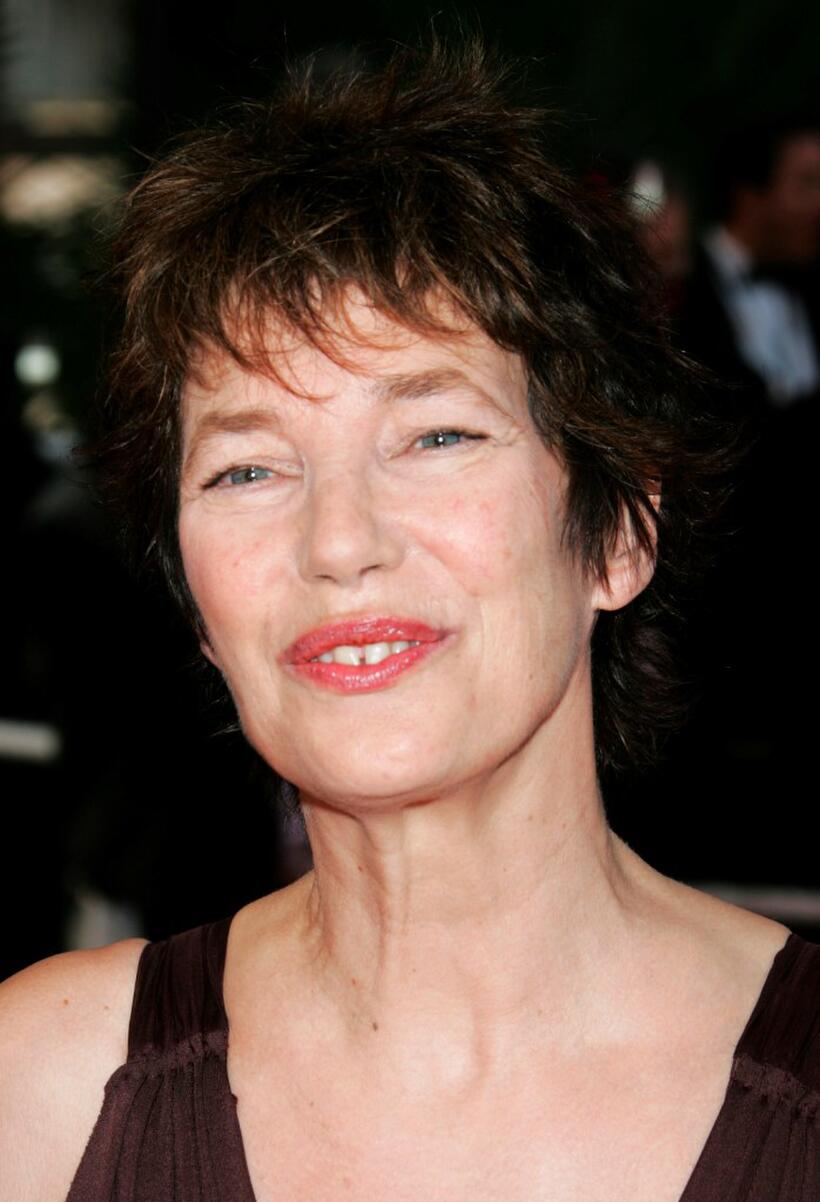 Jane Birkin at the 60th International Cannes Film Festival premiere of "Le Scaphandre Et Le Papillon".