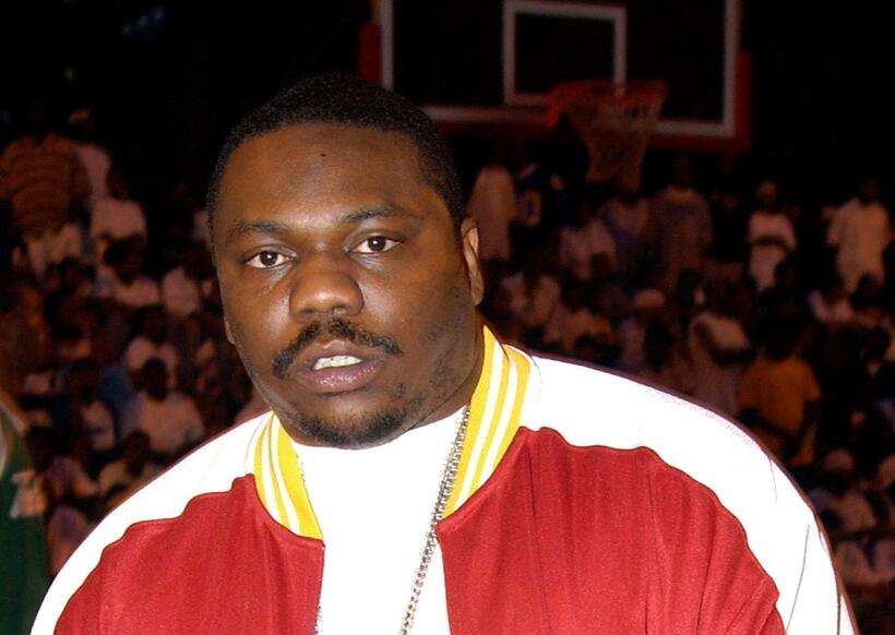 Beanie Sigel at the Kingdome basketball tournament championship finals.