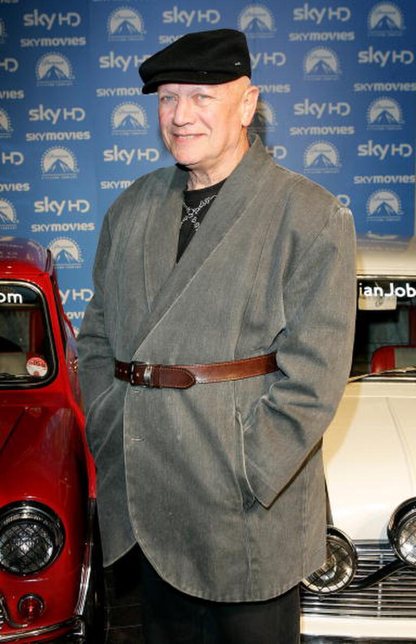 Steven Berkoff at the world premiere of "The Italian Job."