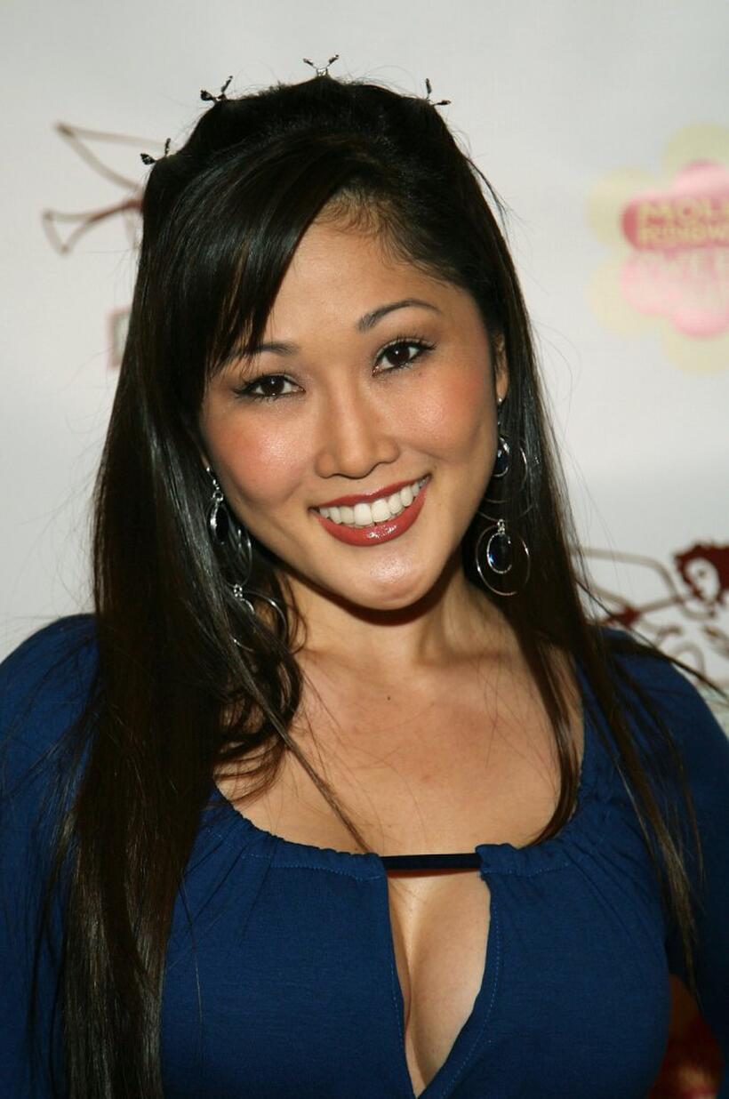 Cathy Shim at the opening night of "Sweet Charity."