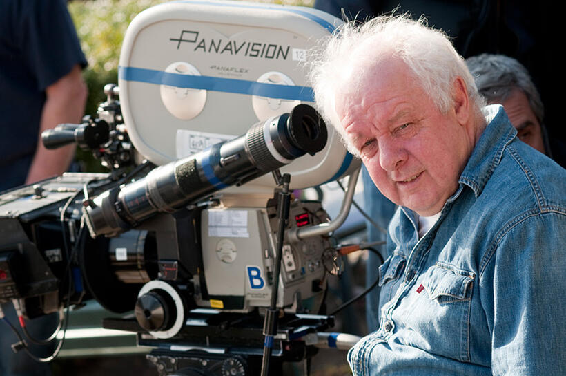 Director Jim Sheridan on the set of "Dream House."