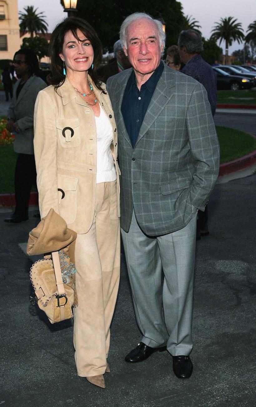 Cynthia Sikes and Bud Yorkin at the premiere of "You Can't Take It With You."