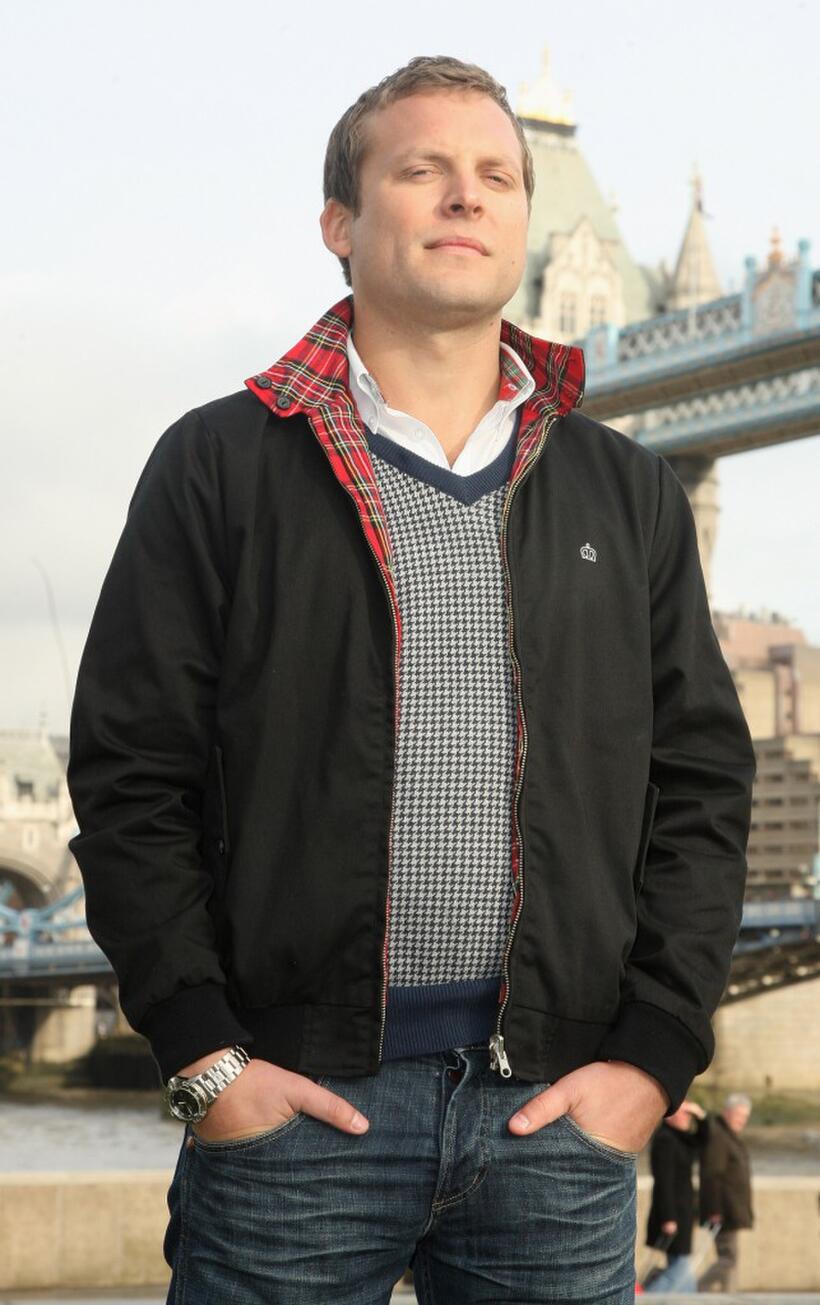 Lex Shrapnel at the photocall of "Minder."