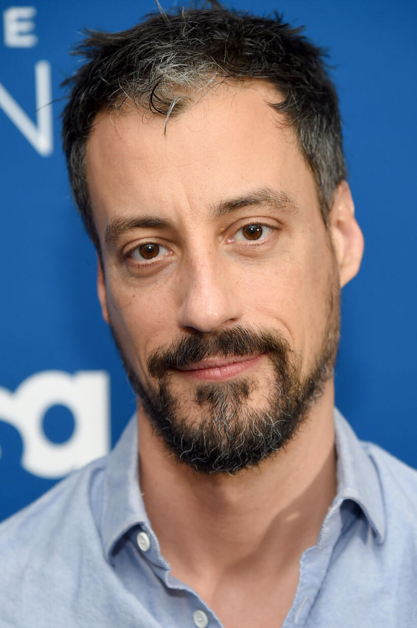 Derek Simonds at "The Sinner" series premiere in New York City.