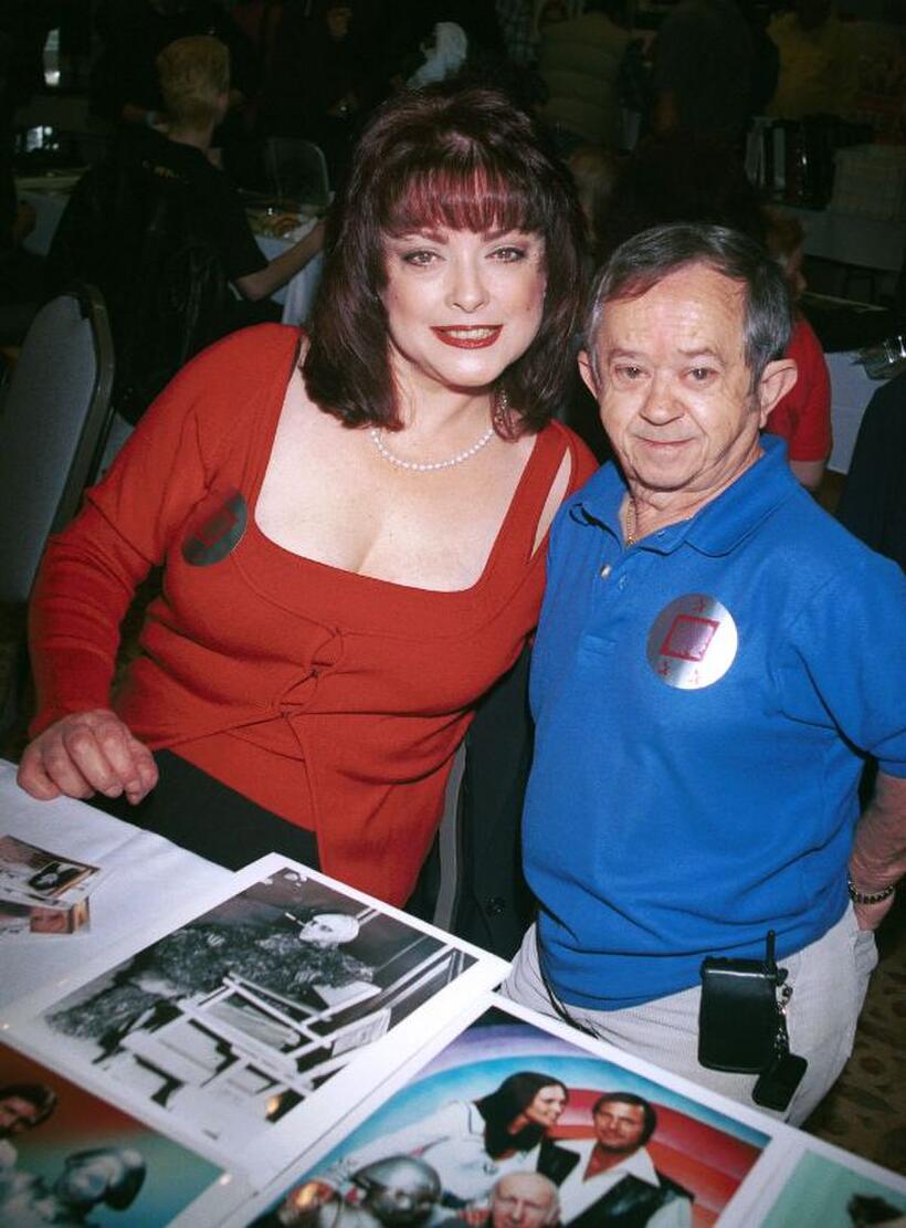Lisa Loring and Felix Silla at the Hollywood Collectors and Celebrity Show.