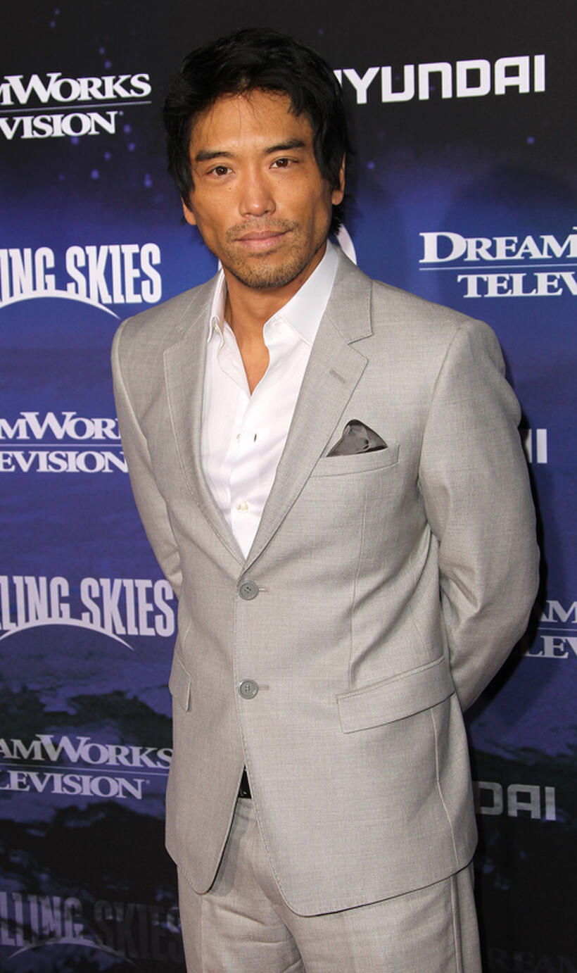 Peter Shinkoda at the California premiere of "Falling Skies."