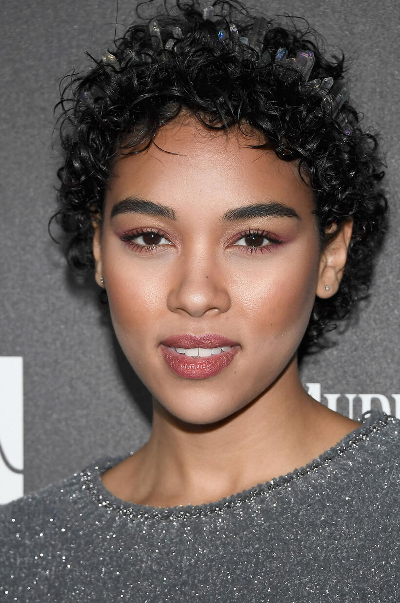 Alexandra Shipp at the 2017 Roc Nation Pre-Grammy Brunch in Los Angeles.