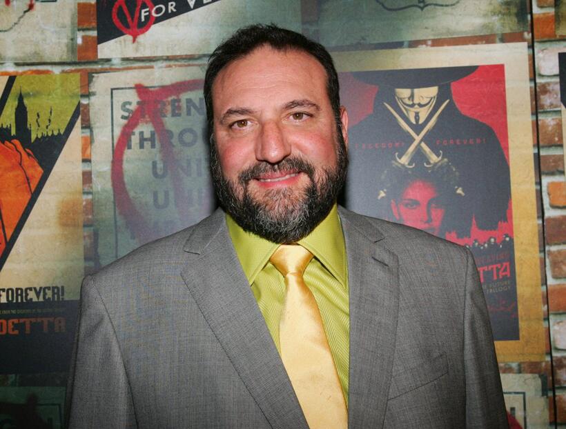Joel Silver at the premiere of "V for Vendetta."