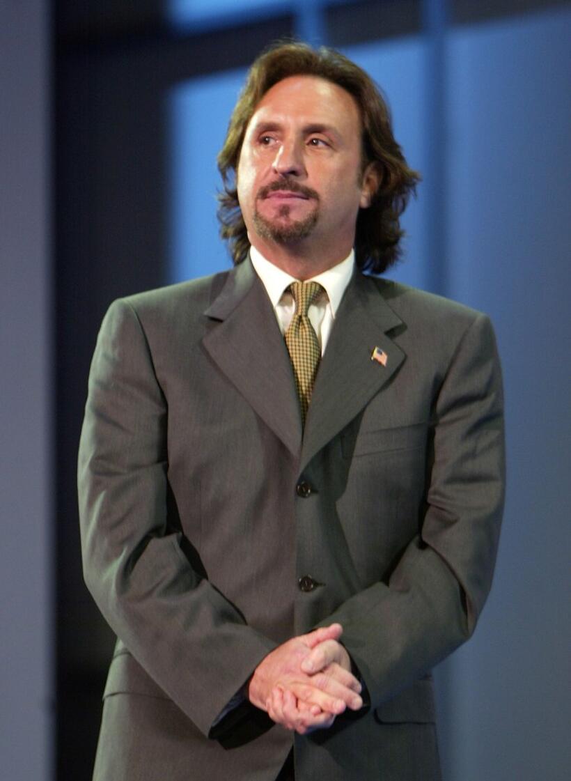 Ron Silver at the evening session of day one of the 2004 Republican National Convention at Madison Square Garden in New York City.