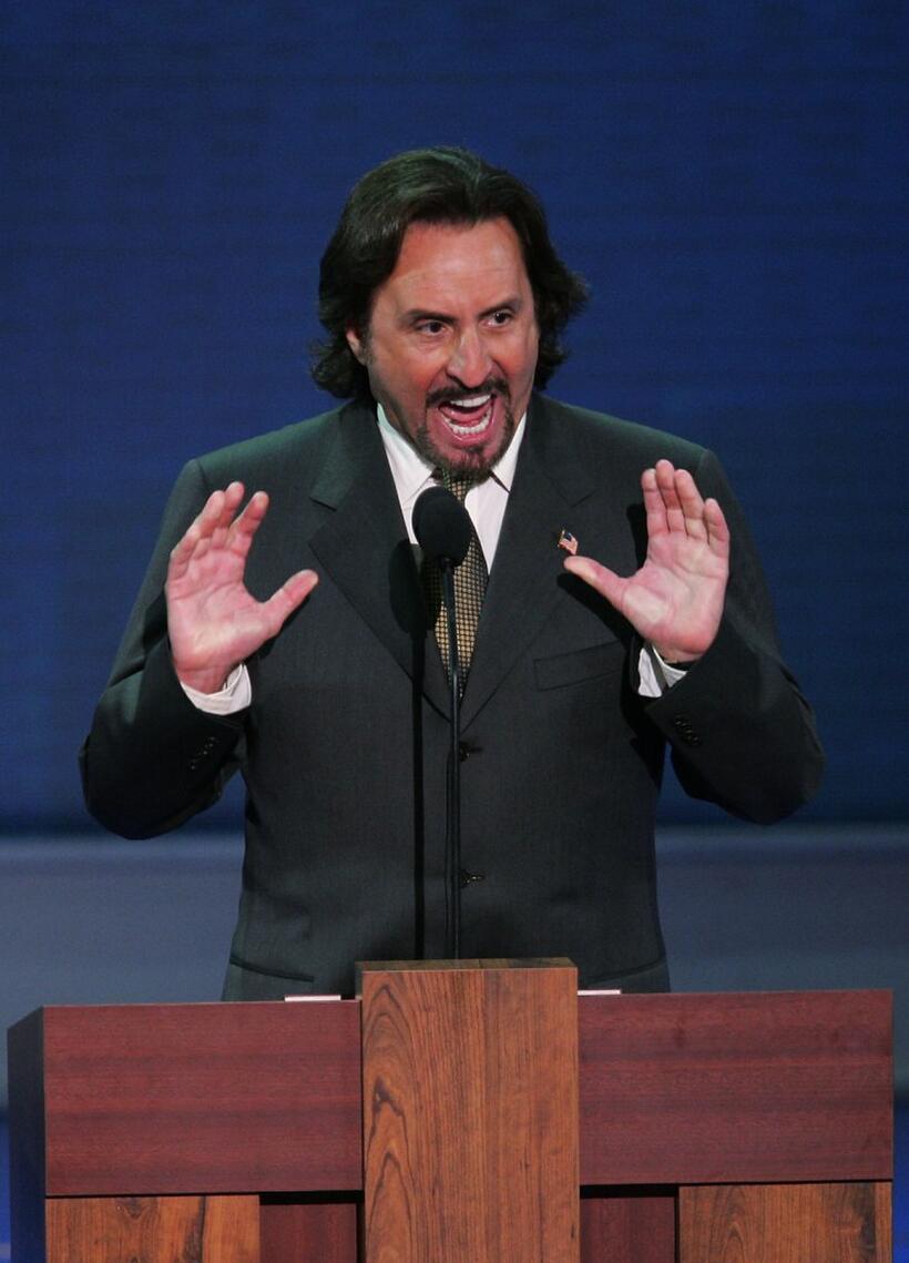 Ron Silver at the 2004 Republican National Convention at Madison Square Garden in New York City.