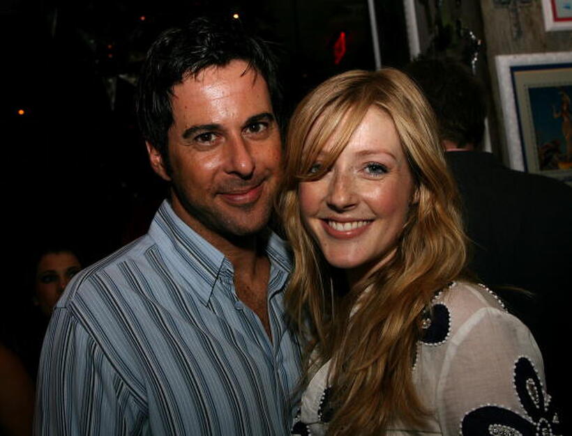 Jonathan Silverman and Jennifer Finnigan at the launch of the Pink Taco.