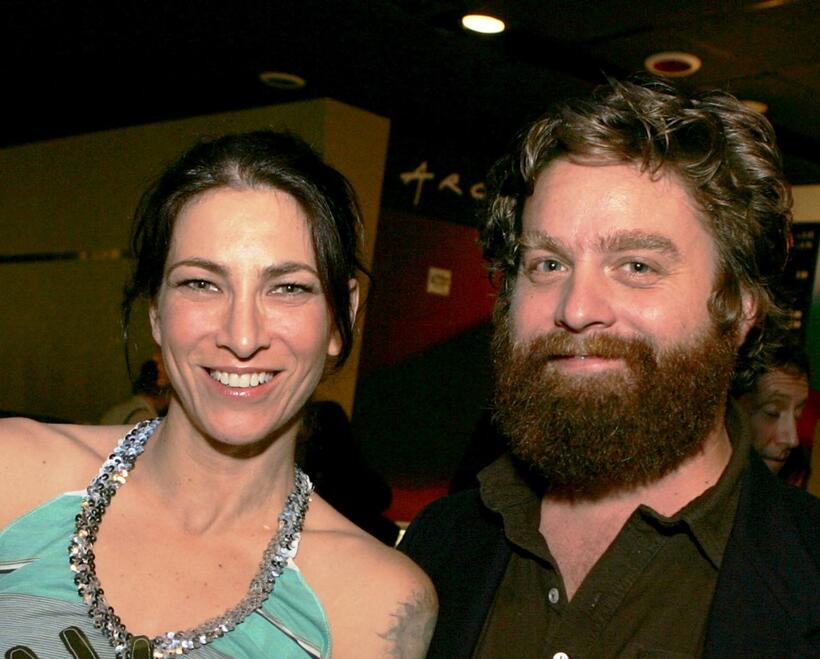 Laura Silverman and Zach Galifianakis at the special screening of "Sarah Silverman: Jesus Is Magic" during the AFI Fest.