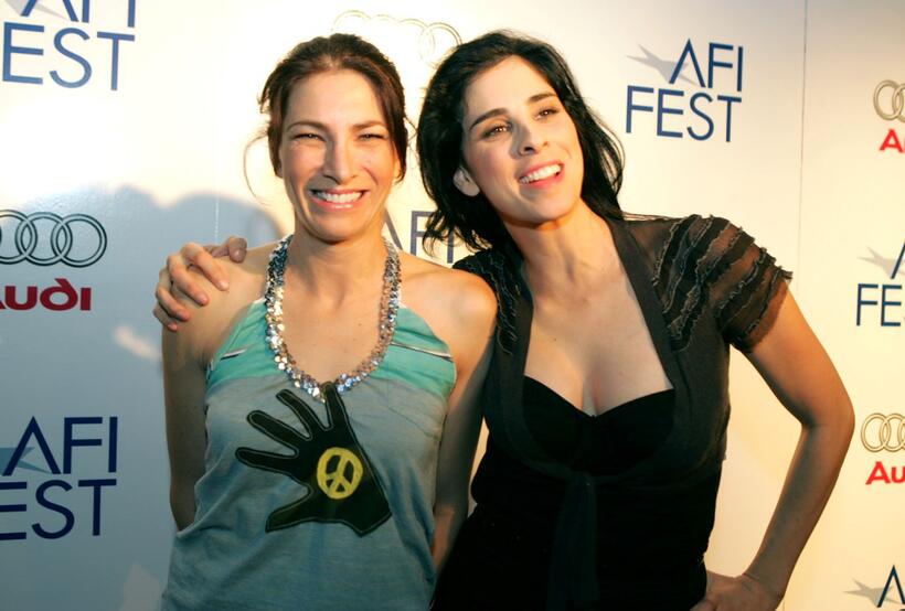 Laura Silverman and Sarah Silverman at the special screening of "Sarah Silverman: Jesus Is Magic" during the AFI Fest.