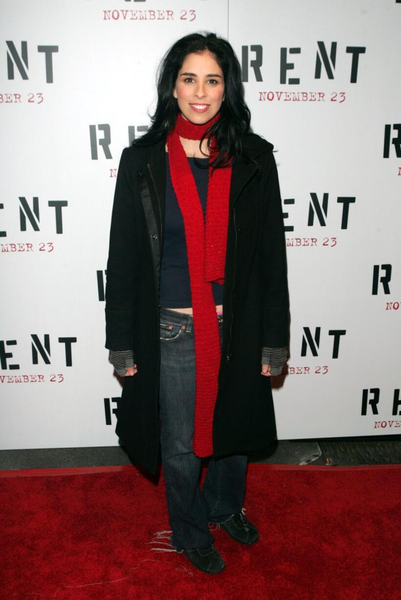 Sarah Silverman at the premiere of "Rent."