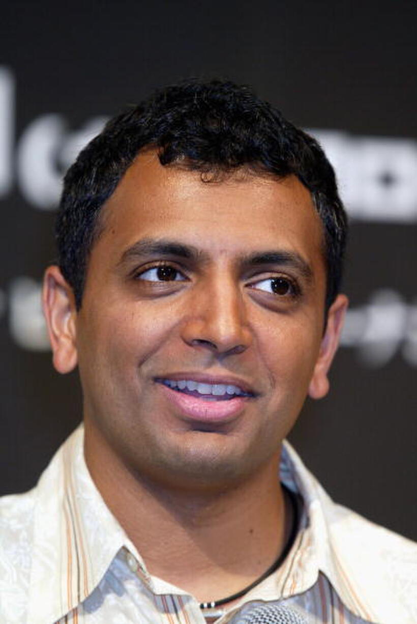 M. Night Shyamalan at the press conference for "The Village".