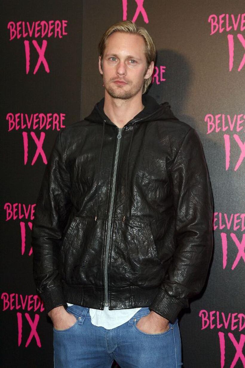 Alexander Skarsgard at the Belvedere IX Launch Party.