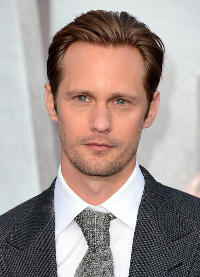 Alexander Skarsgard at the California premiere of "Battleship."