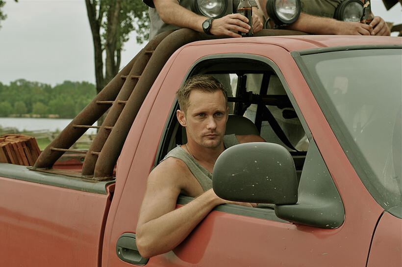 Alexander Skarsgard as Charlie in "Straw Dogs."