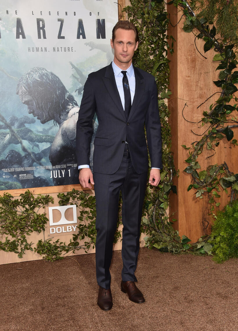 Alexander Skarsgard at the California premiere of "The Legend Of Tarzan."