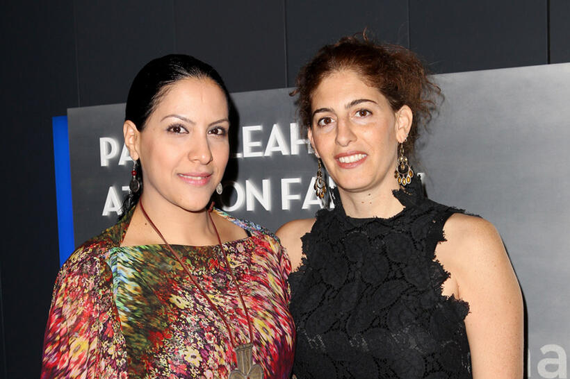 Ruba Blal and Filmmaker Annemarie Jacir at the premiere of "When I Saw You" during the 2012 Toronto International Film Festival.
