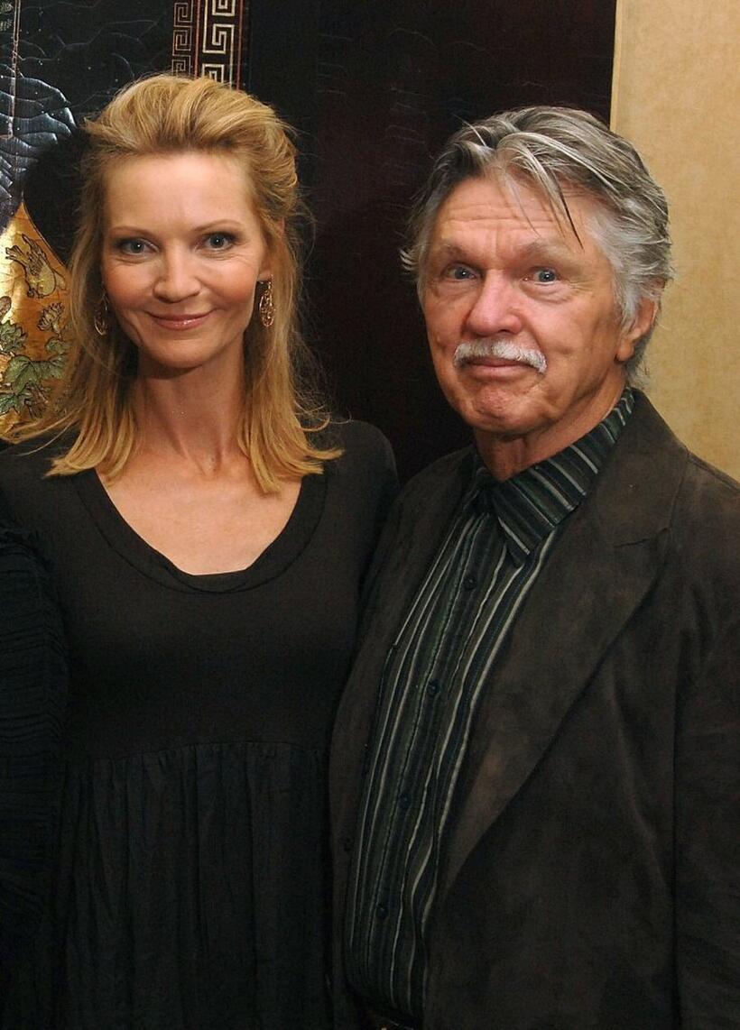 Joan Allen and Tom Skerritt at the Toronto International Film Festival reception of "Bonneville."