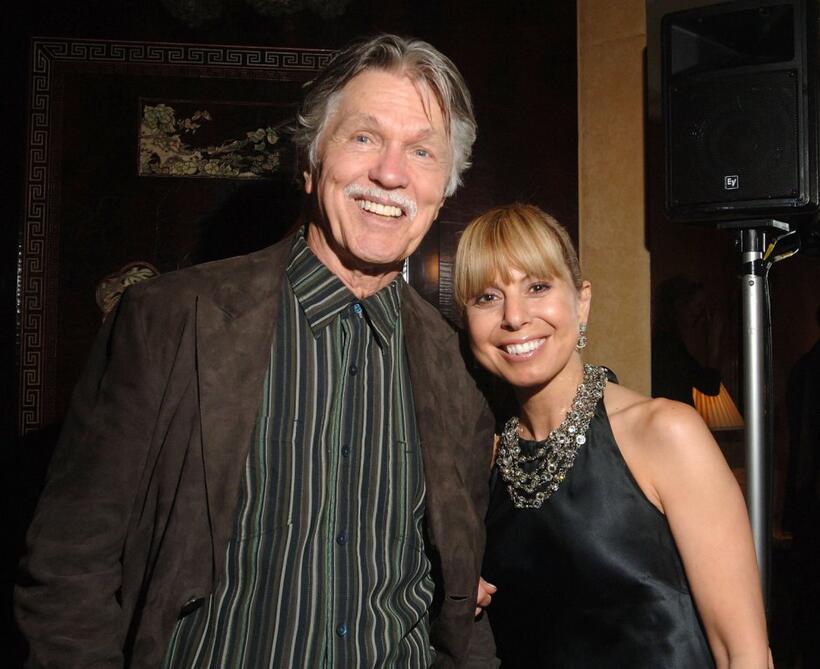 Tom Skerritt and Chanels Anny Kazanjian at the Toronto International Film Festival gala presenation of the film "Bonneville" .