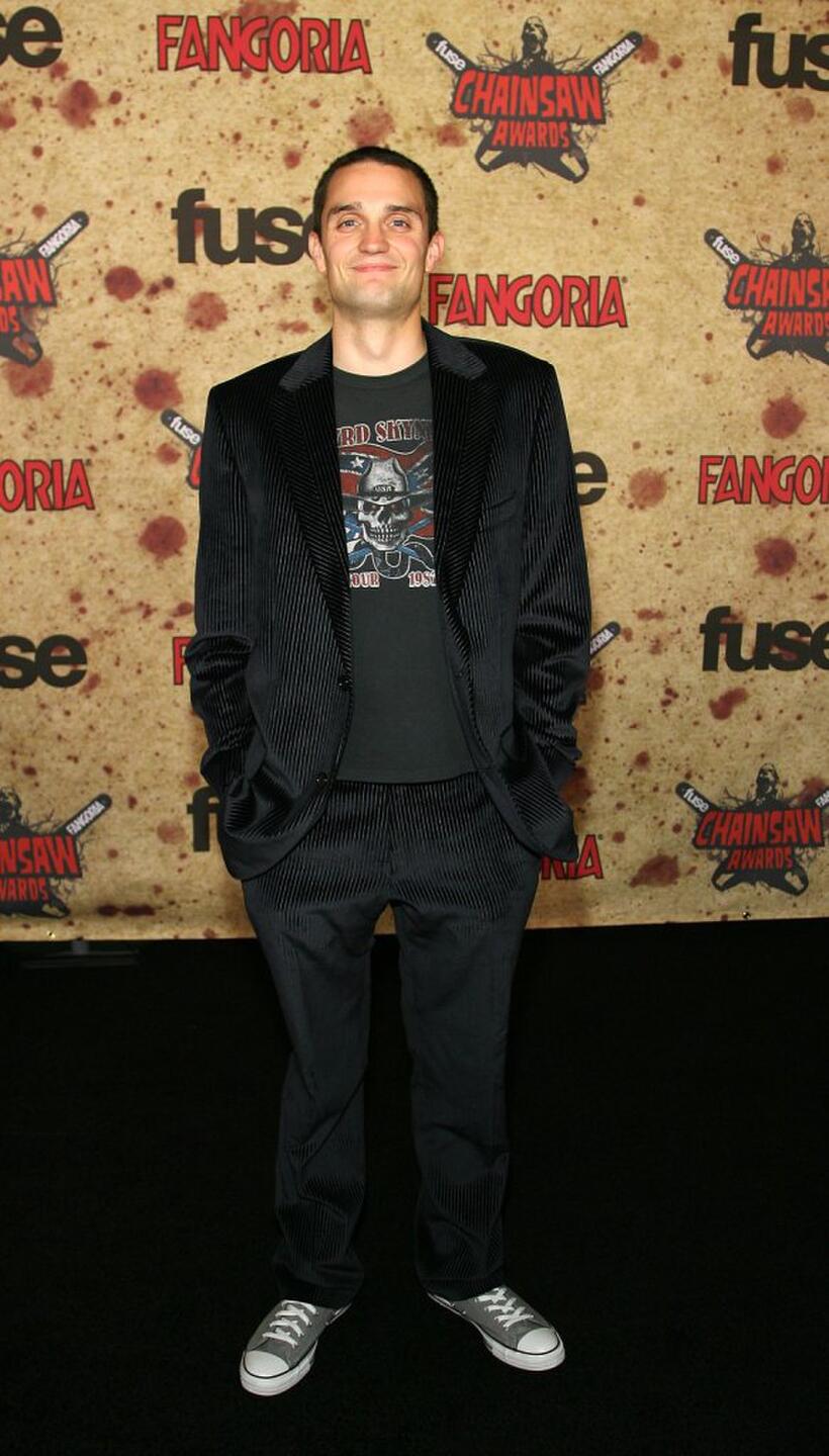 Graham Sibley at the fuse Fangoria Chainsaw Awards.