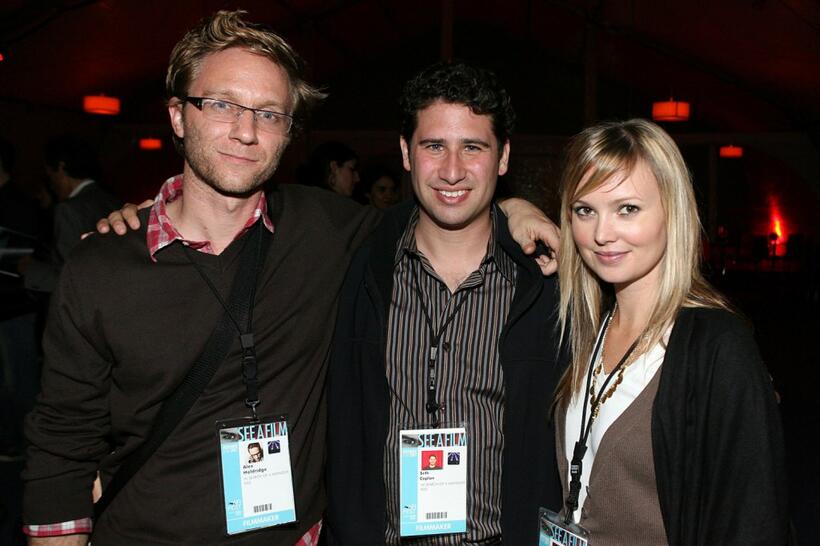 Alex Holdridge, Seth Caplan and Sara Simmonds at the AFI FEST 2007.