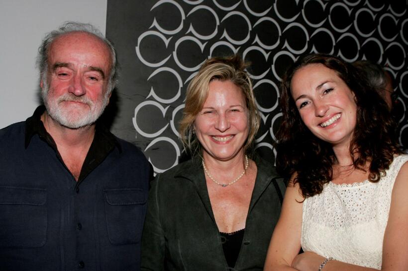 Ron McLarty, Kate Skinner and Nina Jacques at the after party of the opening of "Cycling Past The Matterhorn."