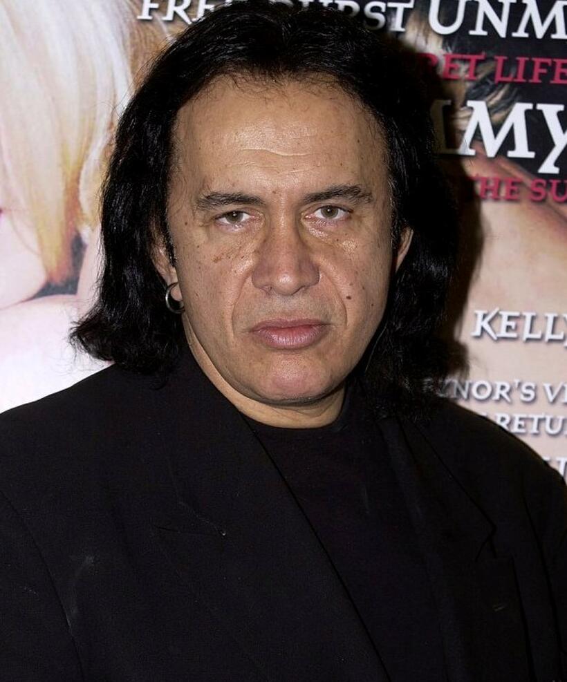 Gene Simmons at the Las Vegas Convention Center as part of the annual MAGIC International Fashion Convention.