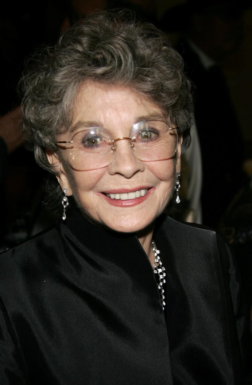 Jean Simmons at the Golden Boot Awards held at the Beverly Hilton Hotel.