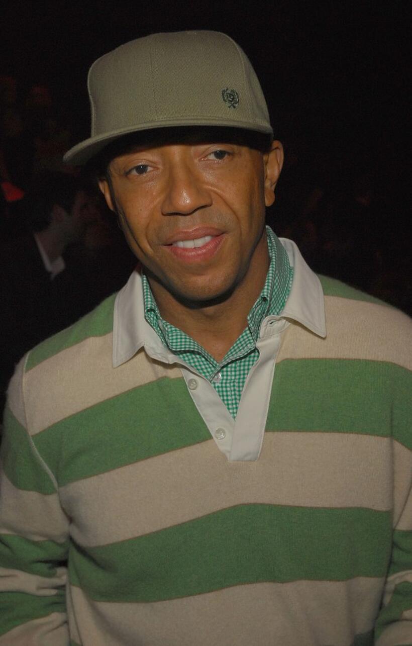 Russell Simmons at the Rock & Republic Fall 2007 fashion show during the Mercedes-Benz Fashion Week.