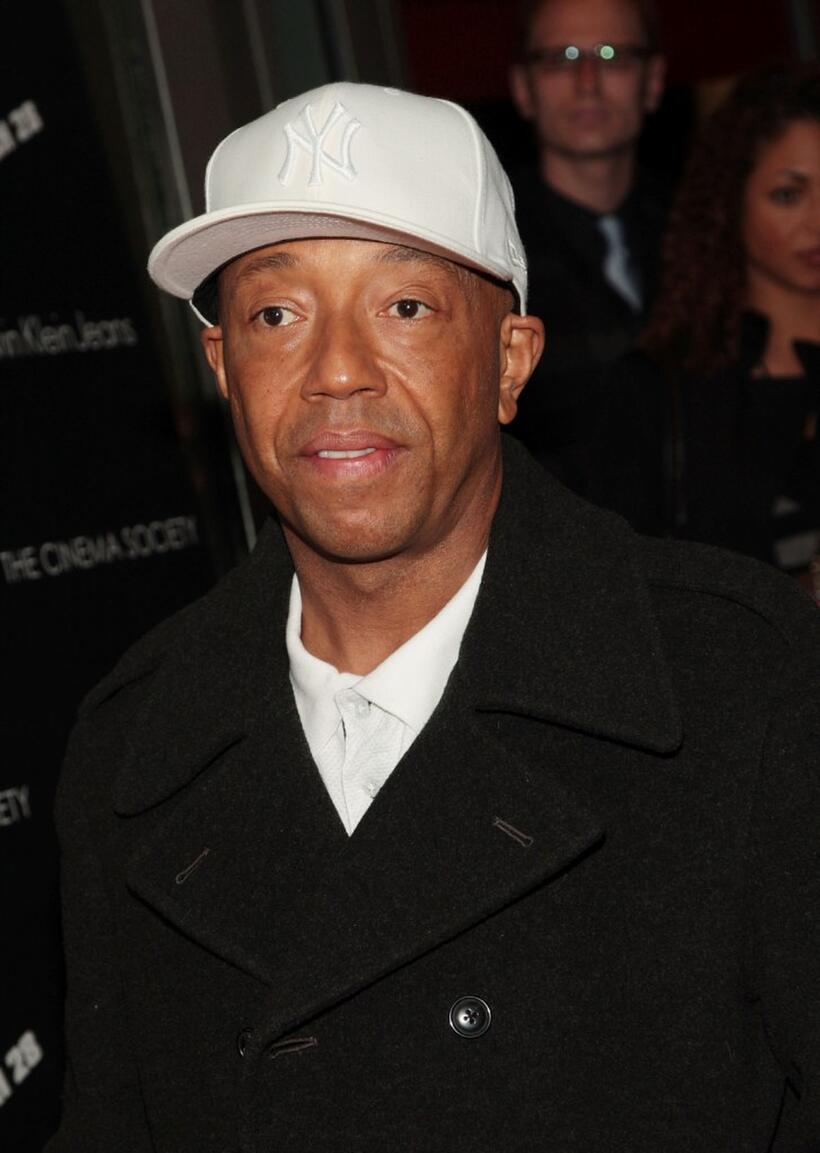 Russell Simmons at the screening of "21."