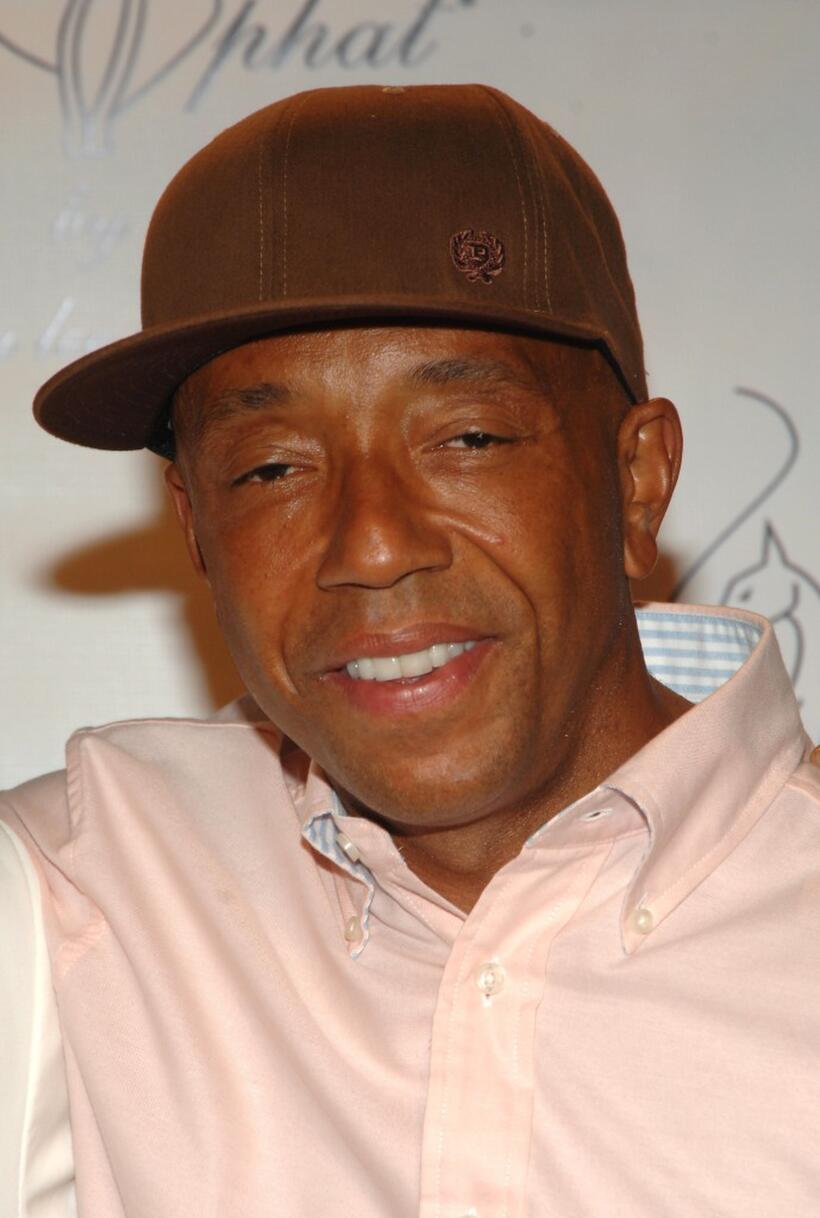 Russell Simmons at the Baby Phat fashion show after party.