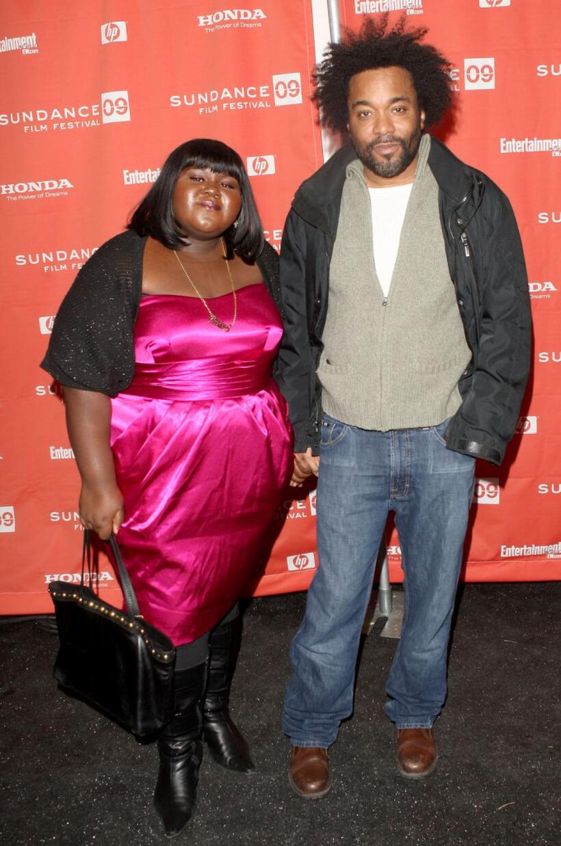 Gabourey Sidibe and Lee Daniels at the screening of "Push: Based On The Novel By Sapphire" during the 2009 Sundance Film Festival.
