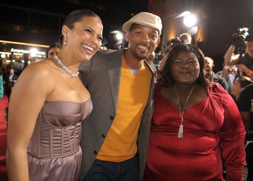 Paula Patton, Will Smith and Gabourey Sidibe at the AFI FEST 2009.