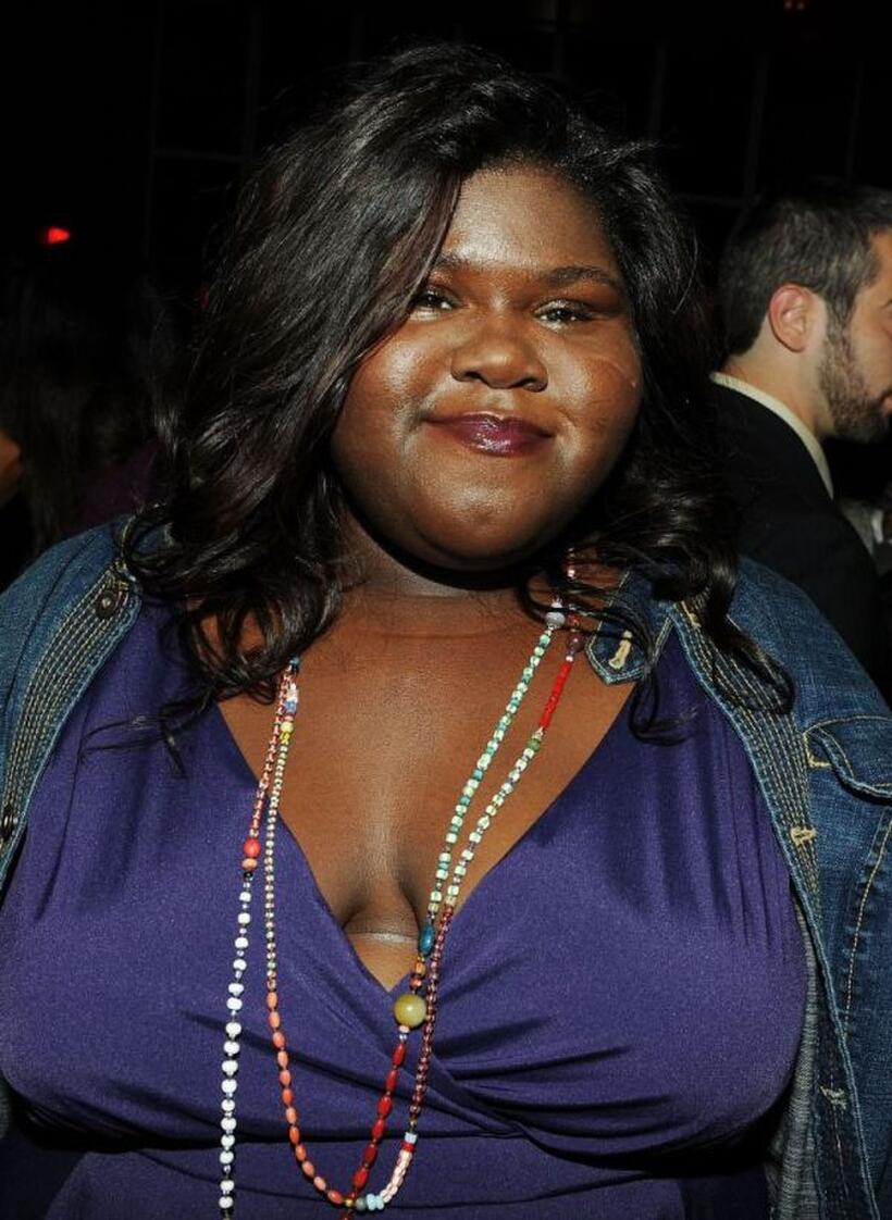 Gabourey Sidibe at the Cinema Society and Target after party for "Good Hair."