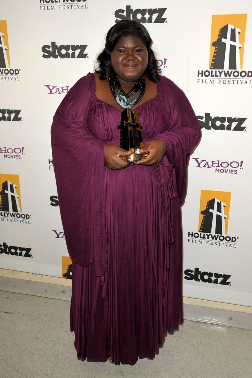 Gabourey Sidibe at the 13th Annual Hollywood Awards Gala Ceremony.