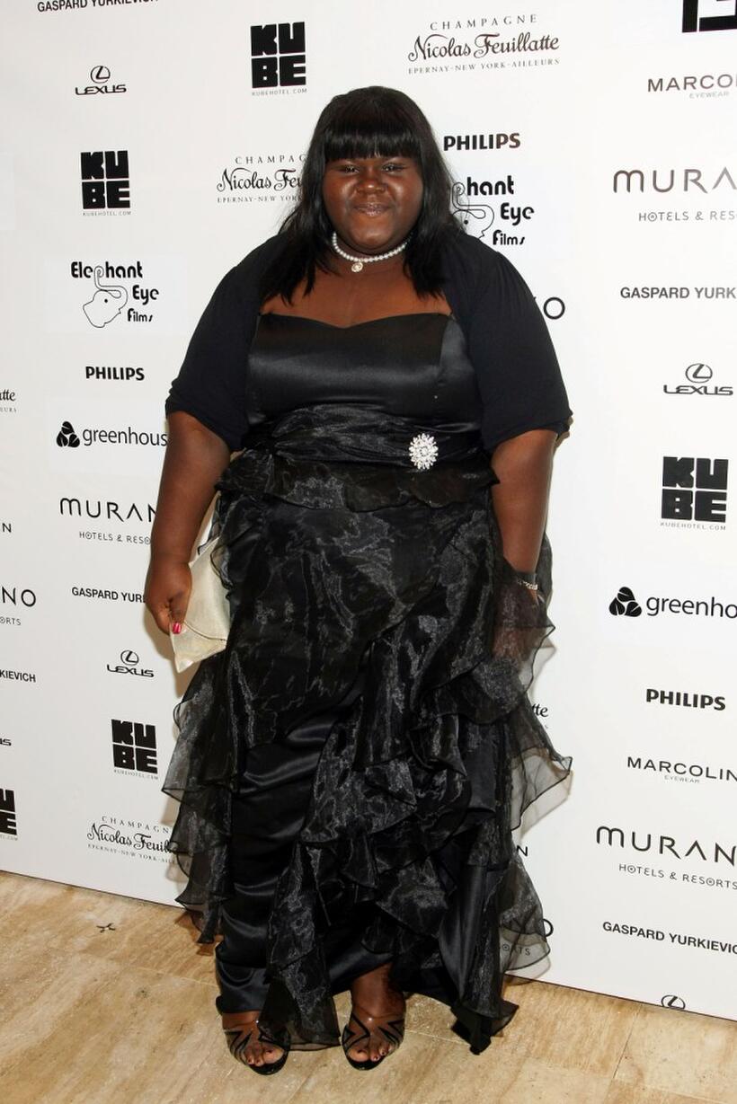 Gabourey Sidibe at the after party of "Precious" during the 2009 Cannes Film Festival.