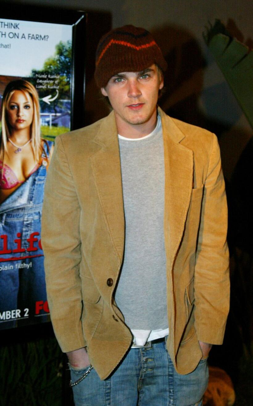 Riley Smith at the premiere party of "The Simple Life."