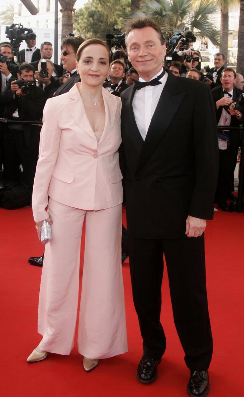 Dominique Blanc at the 59th International Cannes Film Festival for the world premiere of "The Da Vinci Code."