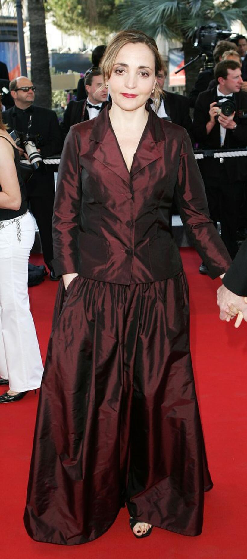 Dominique Blanc at the 58th International Cannes Film Festival screening of "Don't Come Knocking."