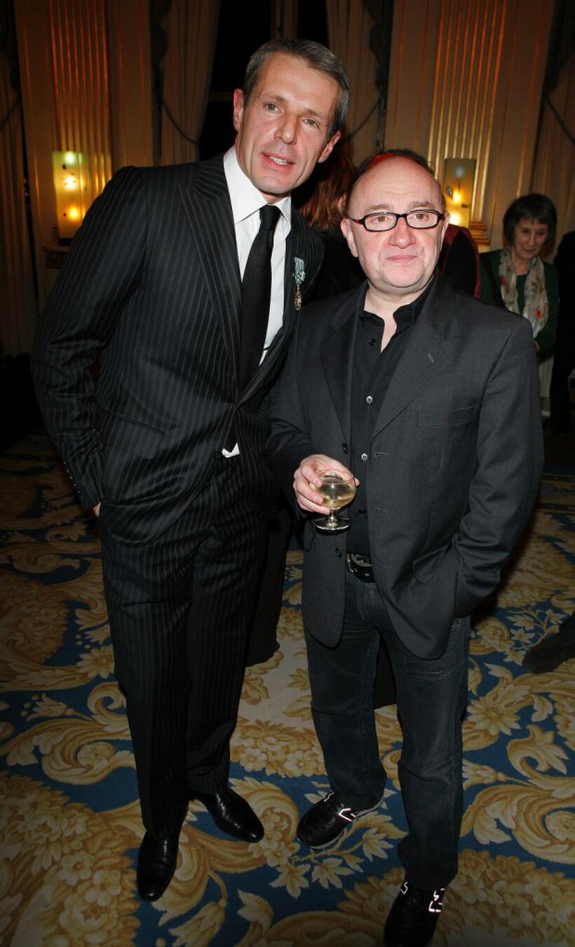 Michel Blanc and Lambert Wilson in Paris.