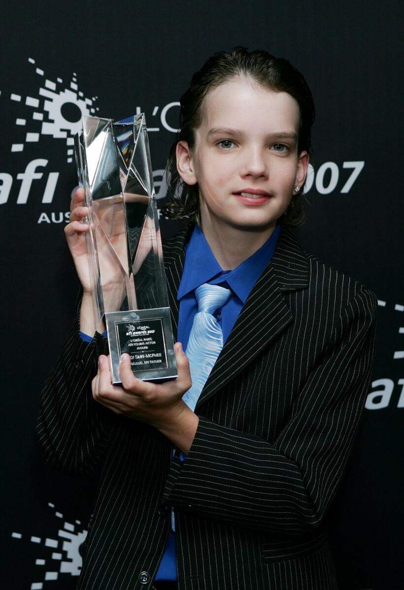 Kodi Smit-McPhee at the L'Oreal Paris 2007 AFI Awards Dinner.