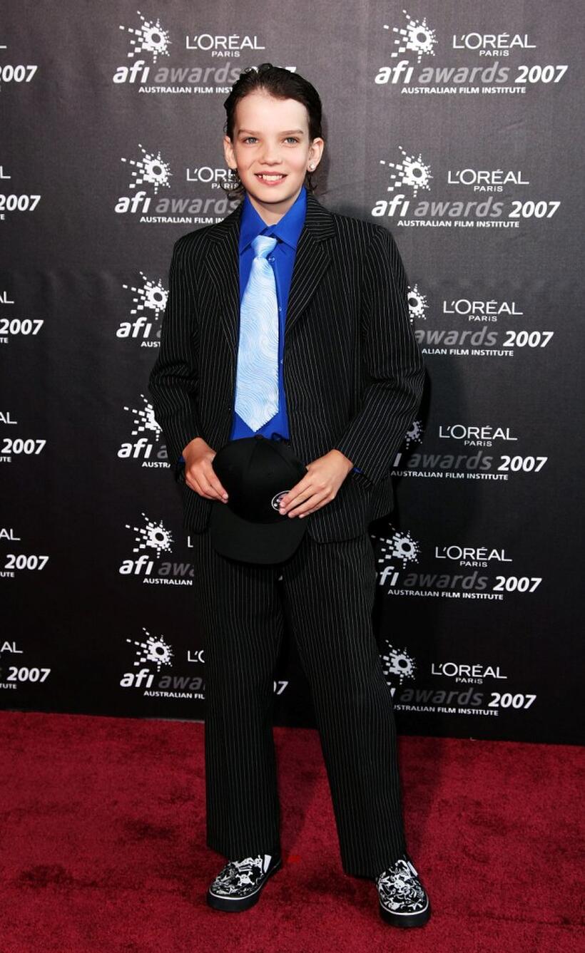 Kodi Smit-McPhee at the L'Oreal Paris 2007 AFI Awards Dinner.