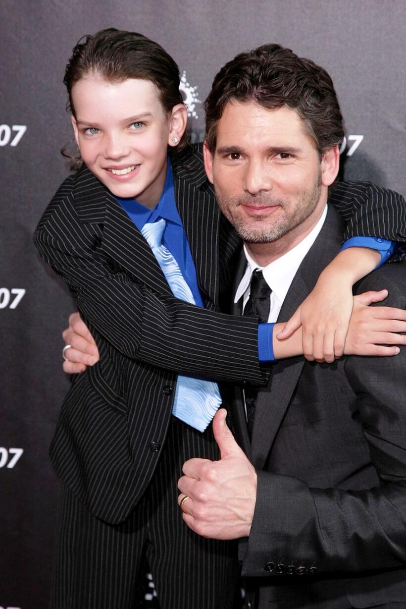 Kodi Smit-McPhee and Eric Bana at the L'Oreal Paris 2007 AFI Awards Dinner.