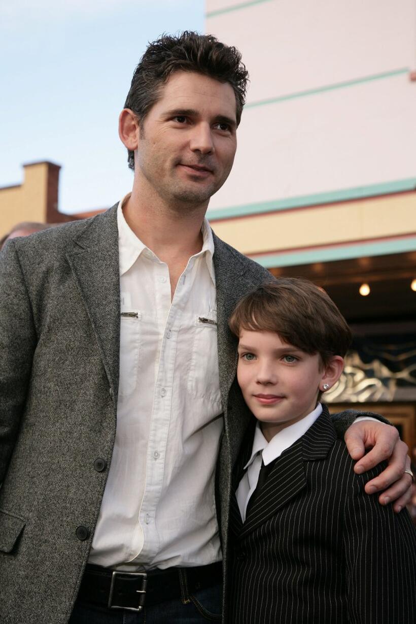 Eric Bana and Kodi Smit-McPhee at the world premiere of "Romulus, My Father."
