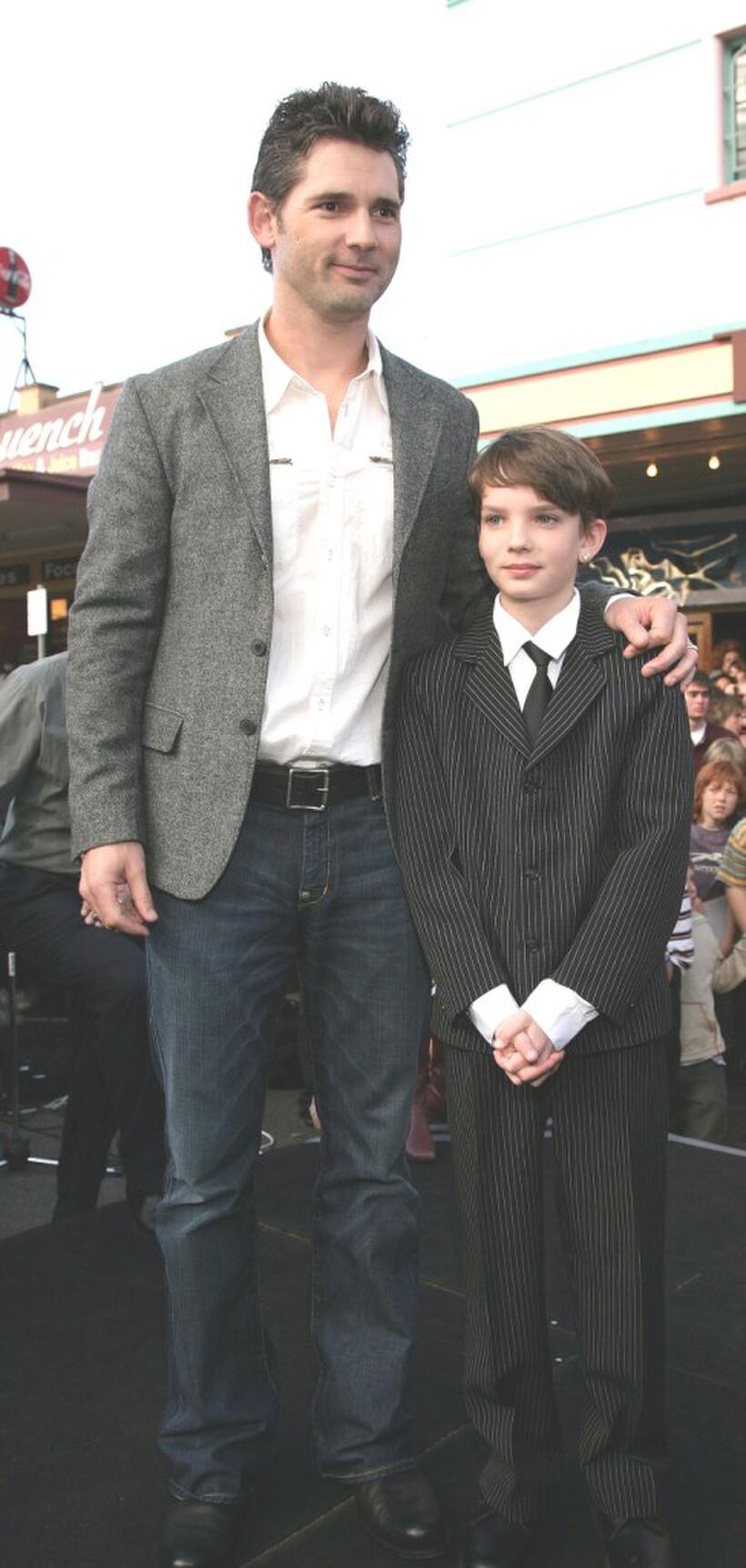 Eric Bana and Kodi Smit-McPhee at the world premiere of "Romulus, My Father."