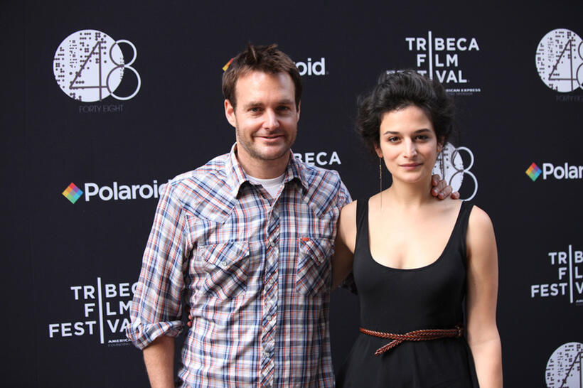 Will Forte and Jenny Slate at the after party of the premiere of "Saturday Night" during the 2010 Tribeca Film Festival.