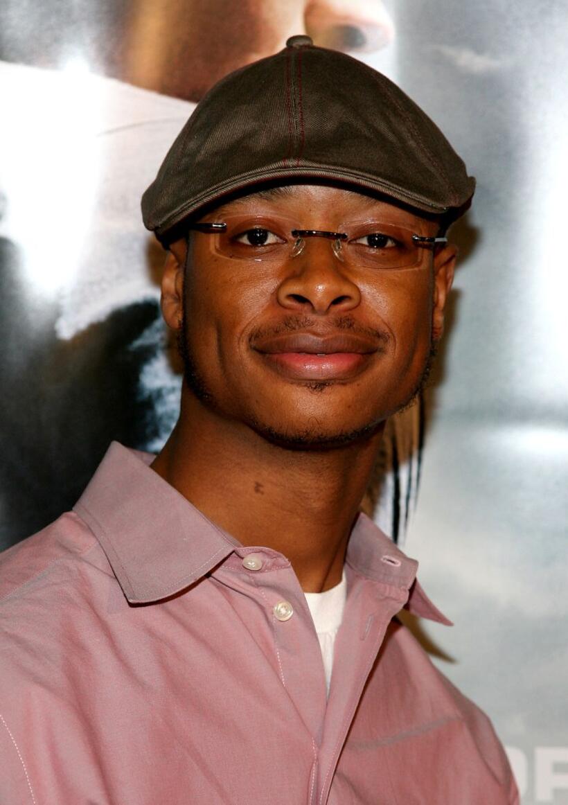 Arjay Smith at the premiere of "Shooter."